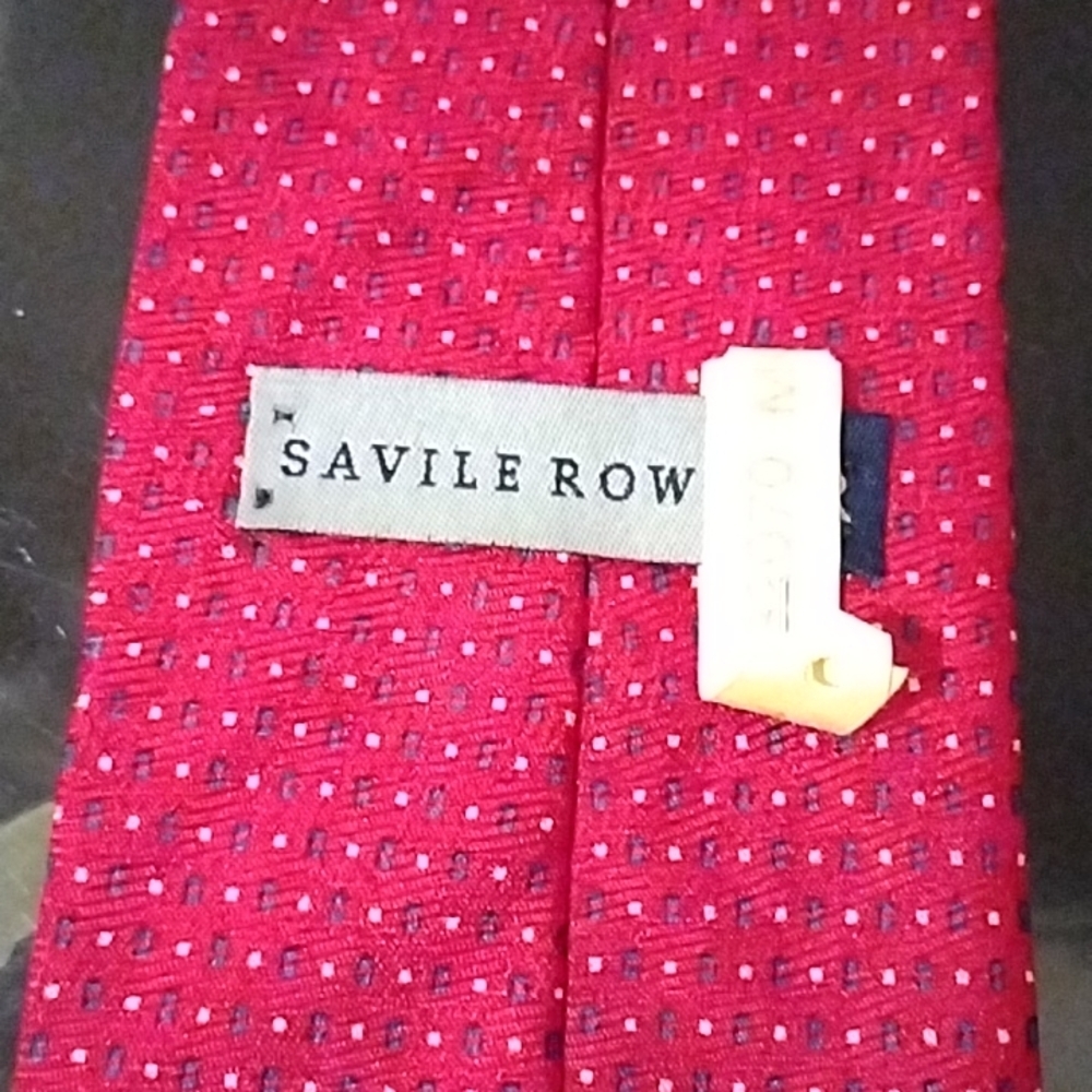 ❤️ Savile Row 100 % Men silk tie 👔 ❤️ - Picture 5 of 7